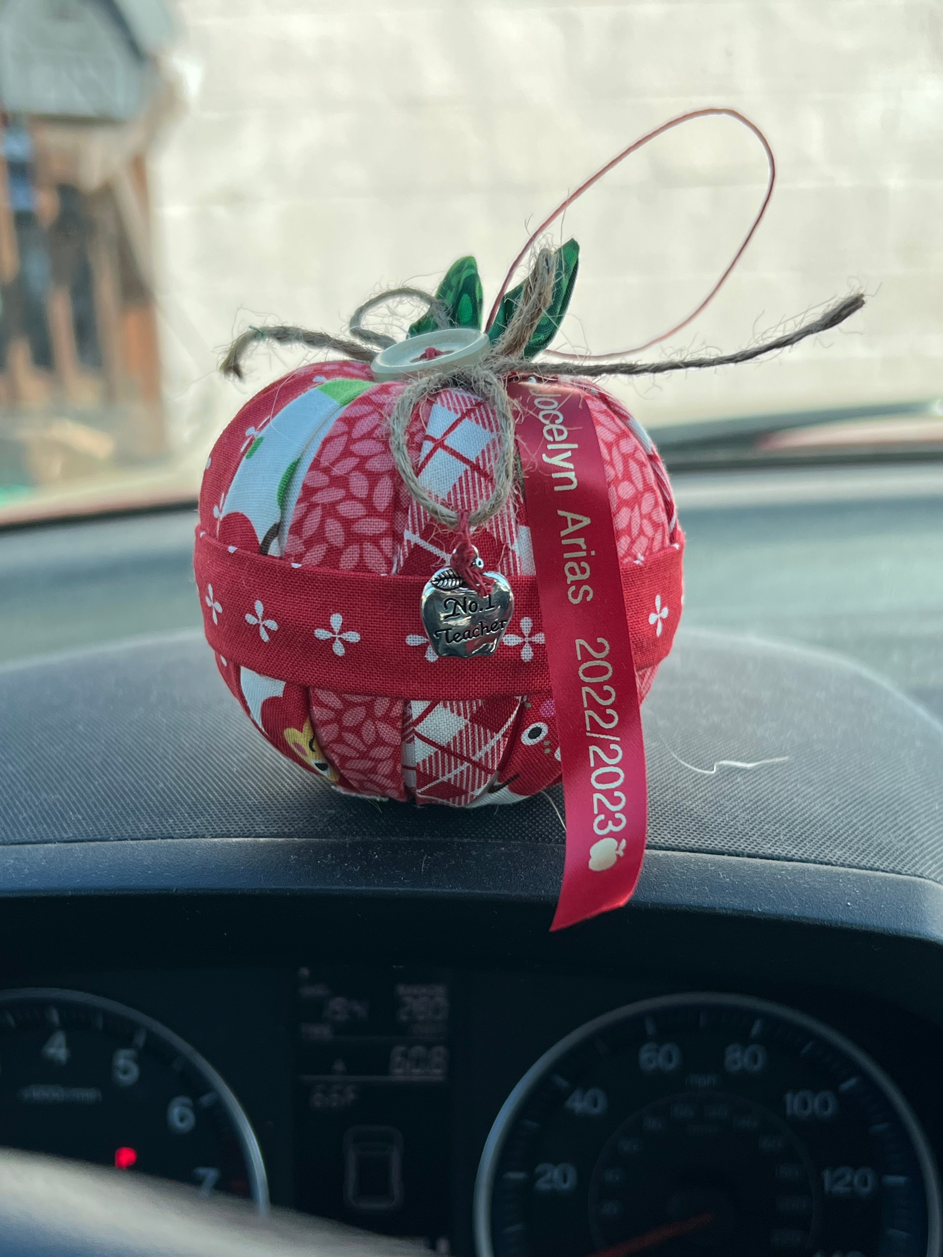 No Sew Ornament. APPLE